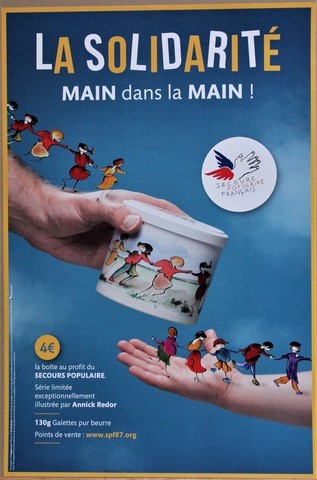 Affiche. Le secours populaire